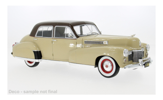 MCG MCG18656 Cadillac Fleetwood Series 60 Special Sedan - beige , dunkelbraun - Vorbestellung 1:18