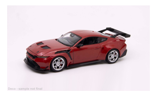Welly WEL24137-RED Ford Mustang GTD - dunkelrot (Metallic) - Vorbestellung 1:24