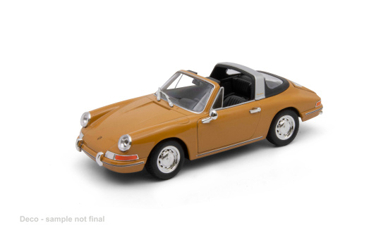 Welly WEL24133S-DARKYELLOW Porsche 911 Targa - dunkelgelb - Vorbestellung 1:24