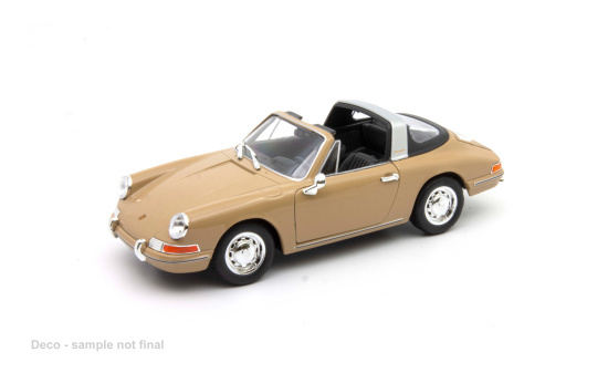 Welly WEL24133S-BEIGE Porsche 911 Targa - dunkelbeige - Vorbestellung 1:24