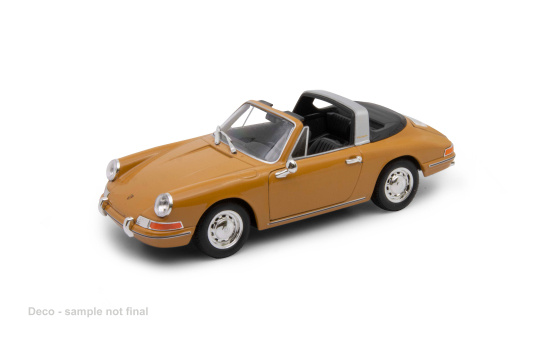 Welly WEL24133-DARKYELLOW Porsche 911 Targa - dunkelgelb - Vorbestellung 1:24