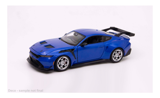 Welly WEL24137-BLUE Ford Mustang GTD - blau (Metallic) - Vorbestellung 1:24