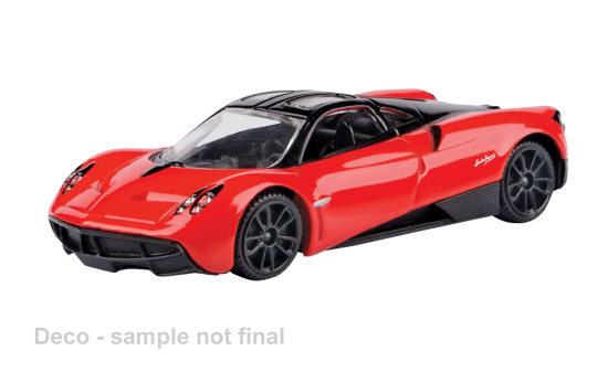 Motormax MOM79332 Pagani Huayra - rot , schwarz - Vorbestellung 1:43