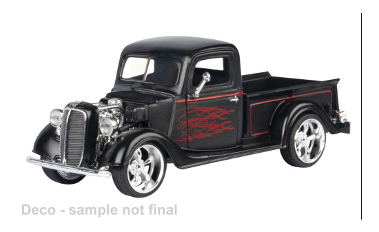Motormax MOM79884 Ford Pick Up - schwarz , rot - Vorbestellung 1:24