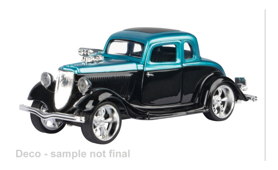Motormax MOM79887 Ford Coupe - schwarz , türkis - Vorbestellung 1:24