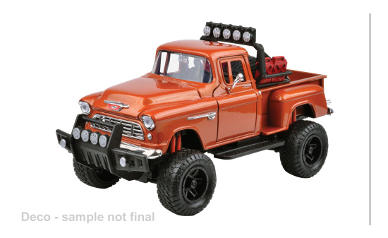 Motormax MOM79133 Chevrolet 3100 Stepside - orange - Vorbestellung 1:24