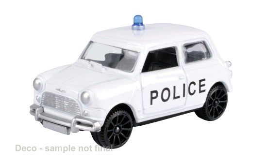 Motormax MOM79489 Morris Mini Cooper - Police - Vorbestellung 1:43