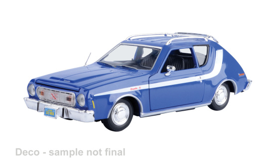 Motormax MOM79045 AMC Gremlin X - blau , weiss - Vorbestellung 1:24