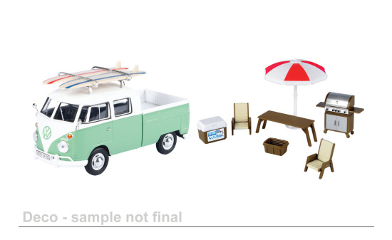 Motormax MOM79721 VW T1 (Typ 2) - hellgrün , weiss - Vorbestellung 1:24