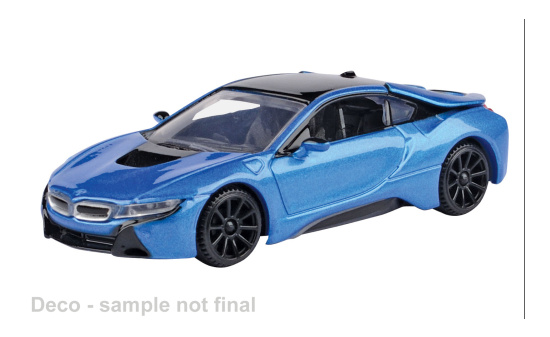 Motormax MOM79701 BMW i8 - blau , schwarz - Vorbestellung 1:43