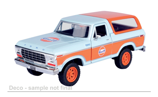 Motormax MOM79662 Ford Bronco - Gulf - Vorbestellung 1:24