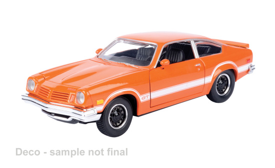 Motormax MOM79048ORANGE Chevrolet Vega - orange , weiss - Vorbestellung 1:24