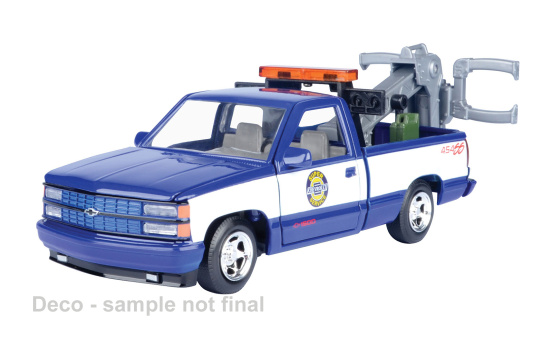 Motormax MOM75349 Chevrolet 454 SS Pick-Up - blau , weiss - Vorbestellung 1:24