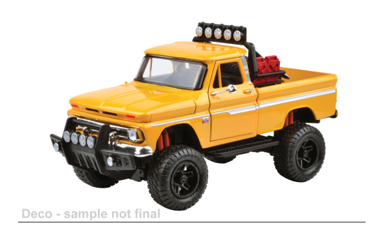 Motormax MOM79131 Chevrolet C10 Fleetside - gelb - Vorbestellung 1:24
