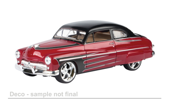 Motormax MOM79881 Mercury Coupe - rot , schwarz - Vorbestellung 1:24