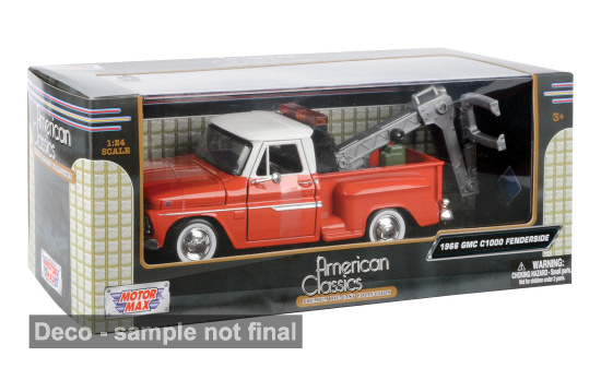 Motormax MOM75346 GMC C1000 Fenderside - rot , weiss - Vorbestellung 1:24