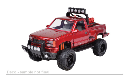 Motormax MOM79136 GMC Sierra GT Pick Up - rot - Vorbestellung 1:24
