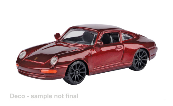 Motormax MOM4007 Porsche 911 Carrera - dunkelrot - Vorbestellung 1:43