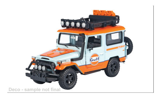 Motormax MOM79658 Toyota FJ40 Land Cruiser - Gulf - Vorbestellung 1:24