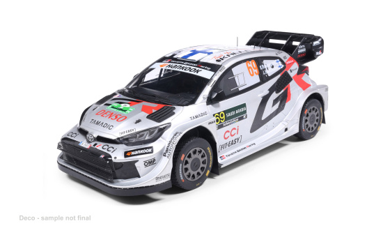 IXO IXORAM1016.22 Toyota GR Yaris Rally1 - Rally Saudi Arabia - K.Rovanperä - J.Halttunen - Vorbestellung 1:43