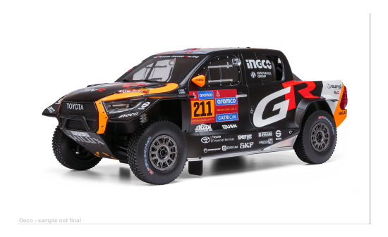 IXO IXO18RMC237.22 Toyota GR DKR Hilux Evo T1U - Rally Dakar - L.Henk 1:18