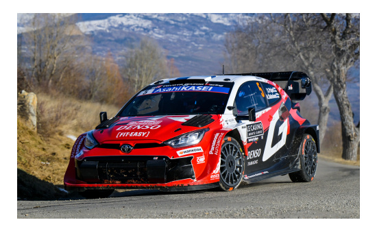 IXO IXORAM1025E.22 Toyota GR Yaris Rally1 - Rallye Monte Carlo - S.Pajari - M.Salminen - Vorbestellung 1:43
