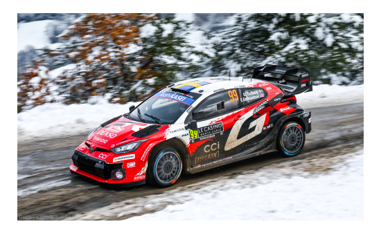 IXO IXO18RMC269A.22 Toyota GR Yaris Rally1 - Rallye Monte Carlo - O.Solberg - E.Edmondson - Vorbestellung 1:18
