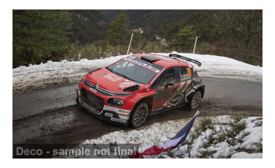 IXO IXORAM1030.22 Citroen C3 Rally2 - Rallye Monte Carlo - L.Rossel - G.Mercoiret - Vorbestellung 1:43
