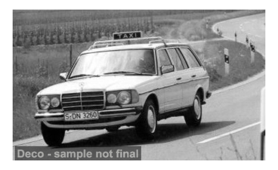 IXO IXOCLC693N.22 Mercedes 200T (S123) - Taxi (D) - Vorbestellung 1:43
