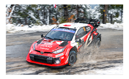 IXO IXORAM1025D.22 Toyota GR Yaris Rally1 - Rallye Monte Carlo - T.Katsuta - A.Johnston - Vorbestellung 1:43