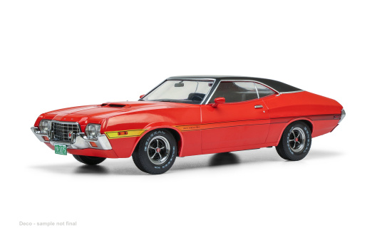 IXO IXO18CMC263.22 Ford Gran Torino Sport - rot (Matt) , schwarz - Vorbestellung 1:18