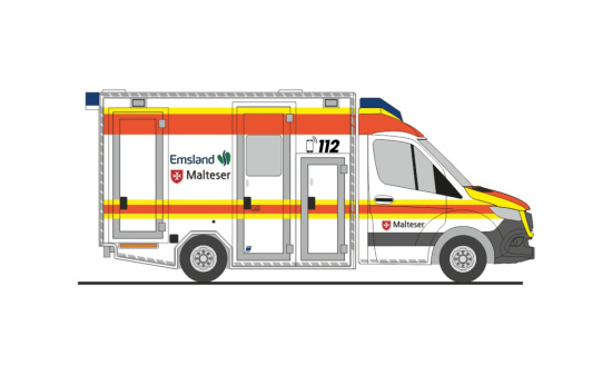 Rietze 76098 GSF RTW ´18 Malteser Emsland, 1:87 