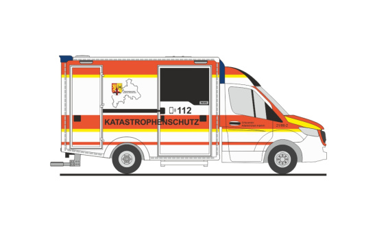 Rietze 76096 WAS Design-RTW ´18 Katastrophenschutz DRK Altenkirchen Hamm, 1:87 