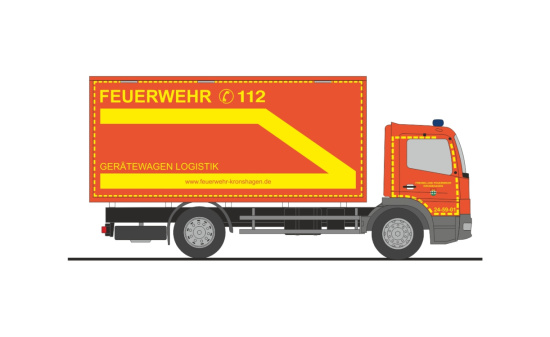 Rietze 72514 Mercedes-Benz Atego '10 GW-L FW Kronshagen, 1:87 