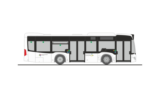 Rietze 67955 Mercedes-Benz Citaro K´12 Salzburg Verkehr (AT), 1:87 