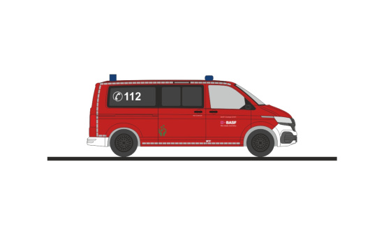 Rietze 53970 Volkswagen T6.1 BASF Werkfeuerwehr Münster, 1:87 