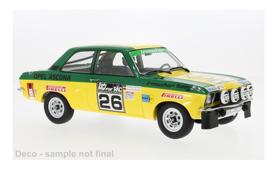 MCG MCG18346R Opel Ascona A - RAC Rally - W.Röhrl - J.Berger - Vorbestellung 1:18