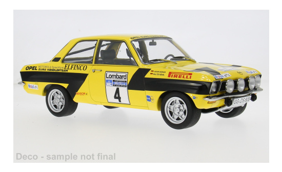 MCG MCG18345R Opel Ascona A - RAC Rally - W.Röhrl - C.Geistdörfer - Vorbestellung 1:18