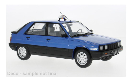 MCG MCG18833 Renault 11 GTL - blau (Metallic) - Taxi (F) - Vorbestellung 1:18