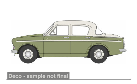 Oxford OXF76HM003 Hillman Minx MKIII - oliv , weiss - Vorbestellung 1:76