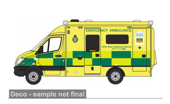 Oxford OXF76MA009 Mercedes Ambulance - North West Ambulance Service - Vorbestellung 1:76