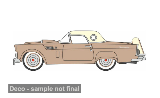 Oxford OXF87TH56009 Ford Thunderbird - hellbraun , beige - Vorbestellung 1:87