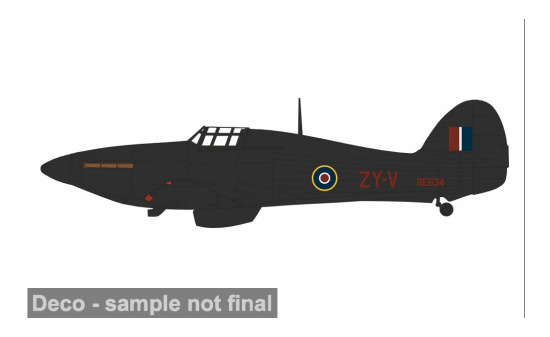 Oxford OXFAC133 Hawker Hurricane Mk.I - Nightfighter 247 Sqn. RAF - Vorbestellung 1:72