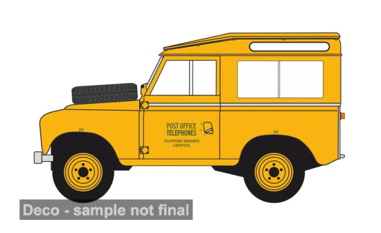 Oxford OXF76LR3S006 Land Rover Series III - Post Office Telephones - Vorbestellung 1:76