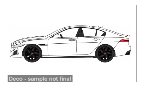 Oxford OXF76JXE004 Jaguar XE - weiss - Vorbestellung 1:76