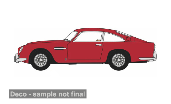 Oxford OXF76DB5002 Aston Martin DB 5 - rot - Vorbestellung 1:76