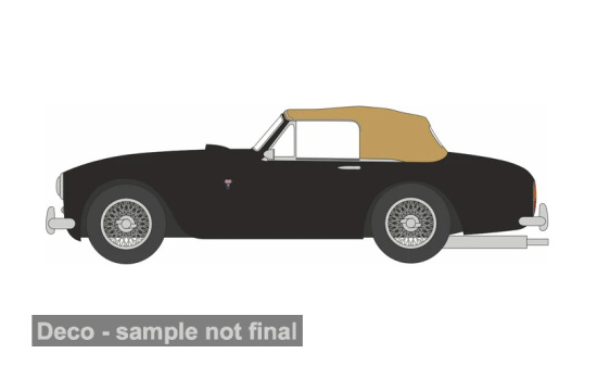 Oxford OXF76AMDB2006 Aston Martin DB2 MKIII DHC - schwarz , braun - Vorbestellung 1:76