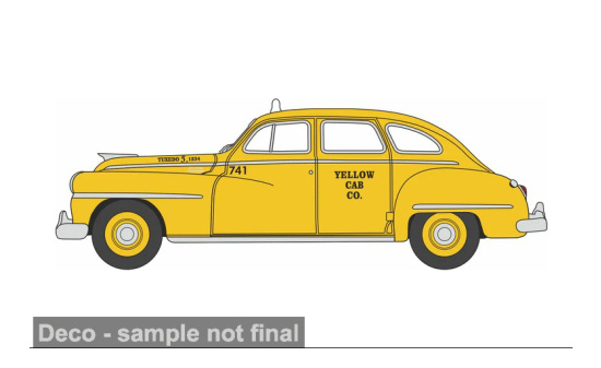 Oxford OXF87DS46006 Desoto Surburban - San Francisco Taxi - Vorbestellung 1:87