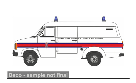 Oxford OXF76FT2006 Ford Transit MK II - RAOC Bomb Disposal - Vorbestellung 1:76
