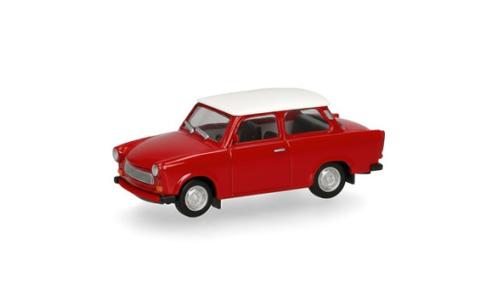 Herpa 020763-008 Trabant 601 Limousine, rot (Dach weiß) - Vorbestellung 1:87